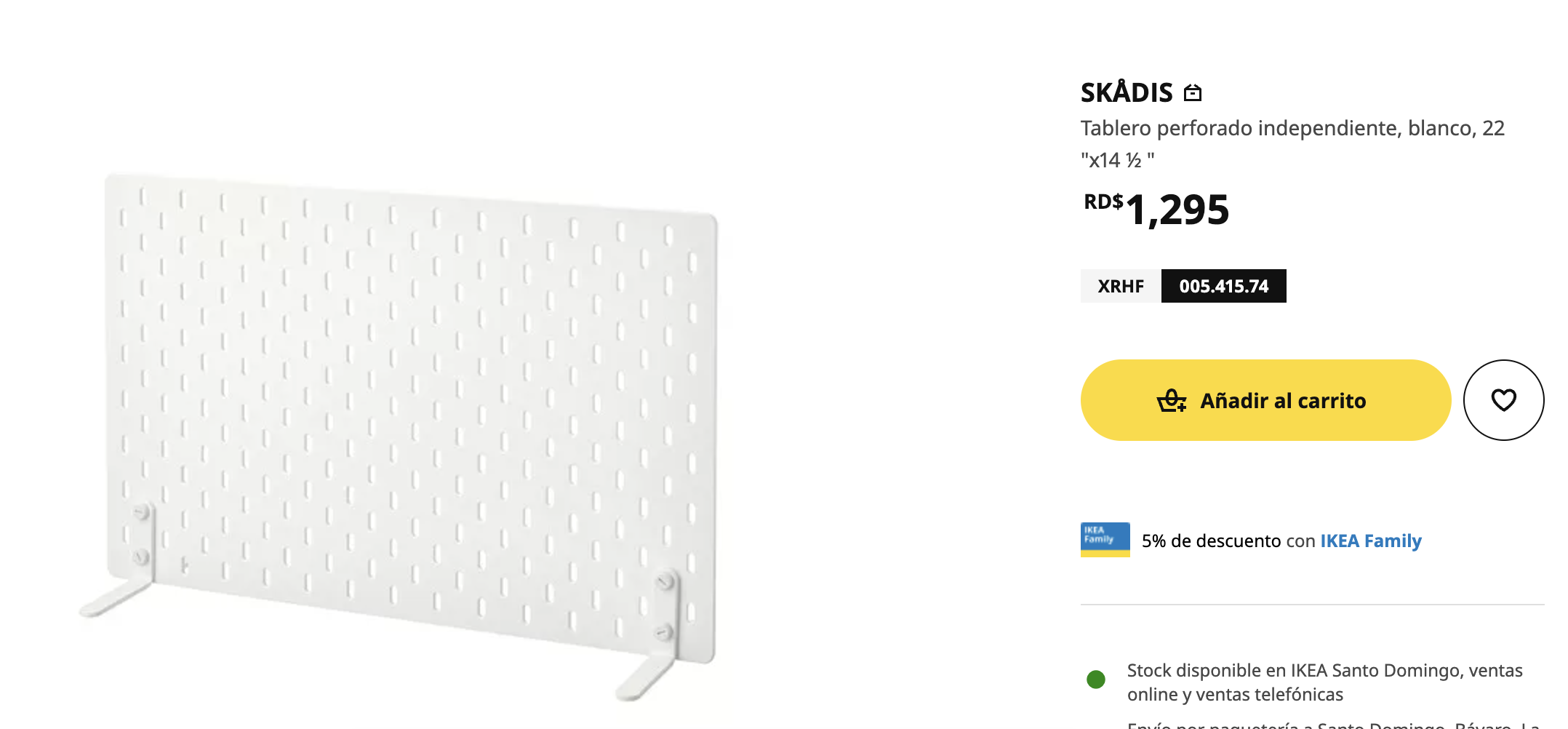 articulos de oficina - Ikea skadis pegboard  tablero y accesorios  5