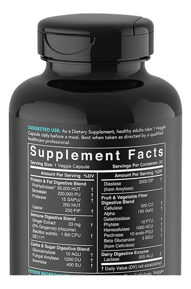 Salud y Equipamiento Médico - Enzimas Digestivas Sports Research 1