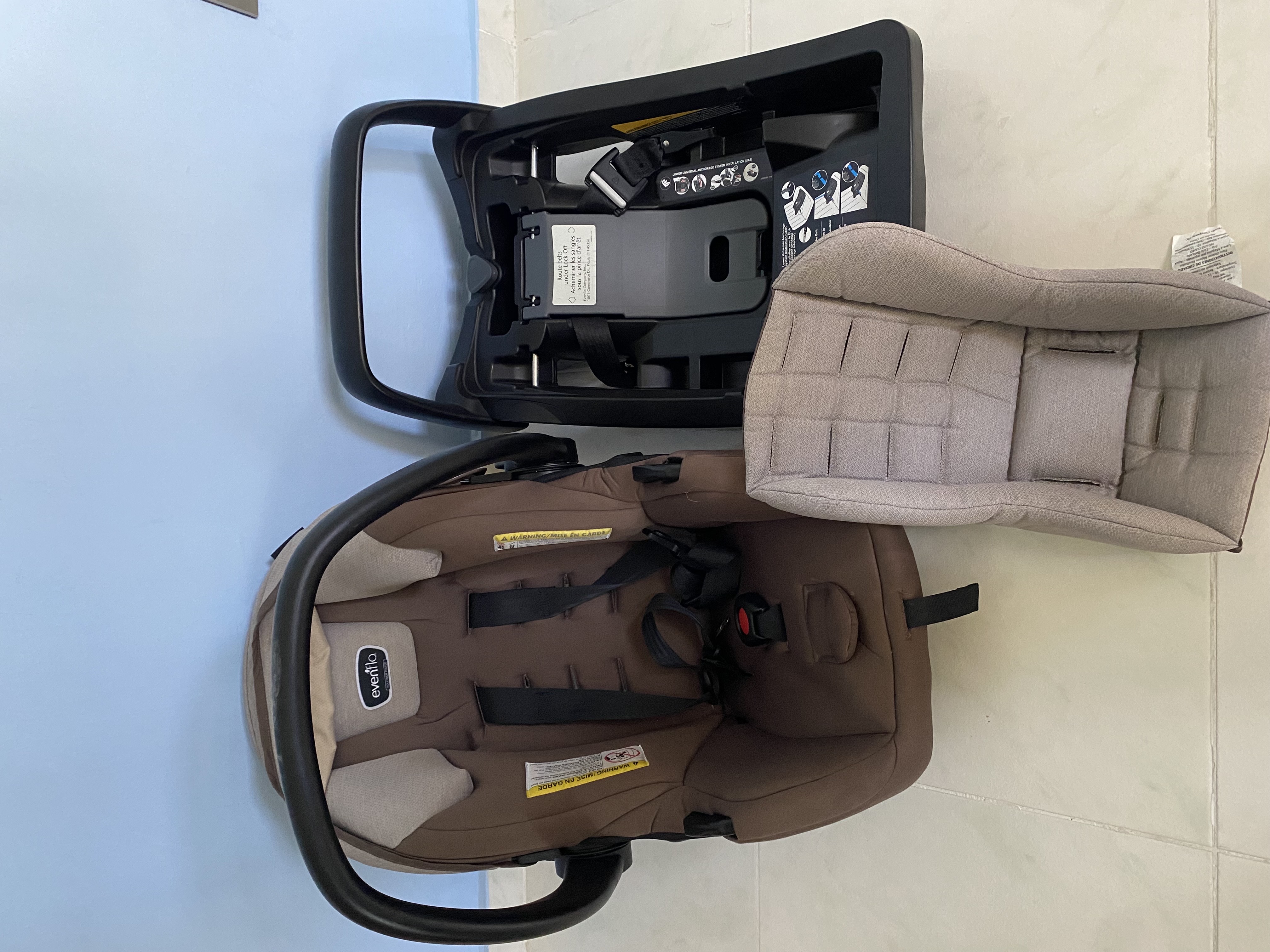 coches y sillas - CAR SEAT EVENFLO NUEVO 0
