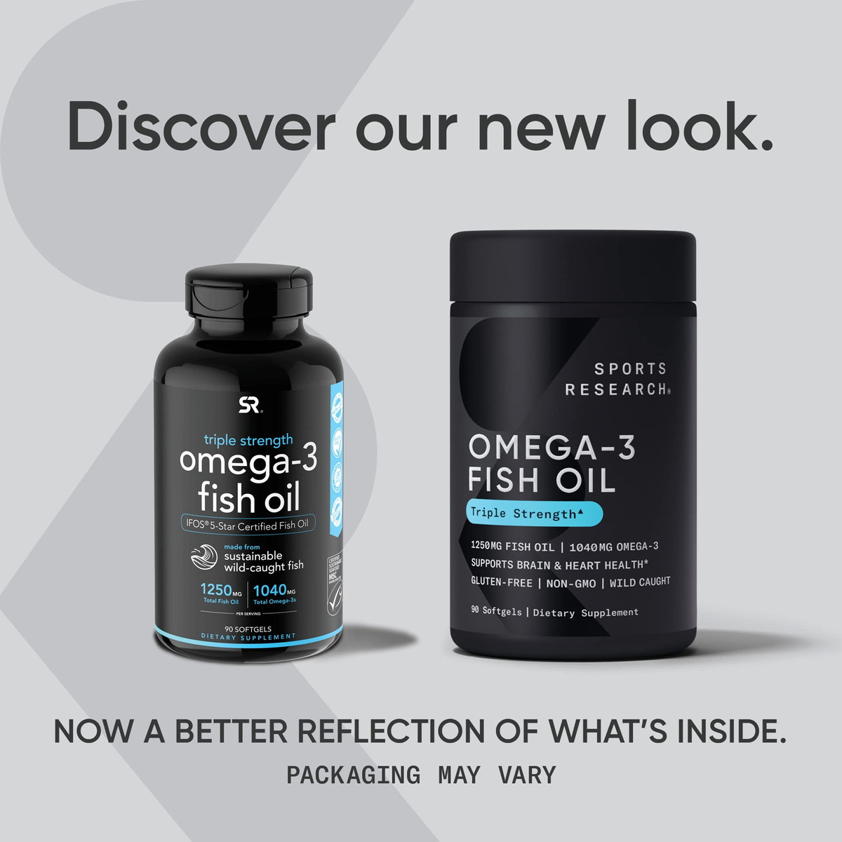 Salud y Equipamiento Médico - Omega-3 Fish Oil 1250mg 90 Cap Sports Research 1