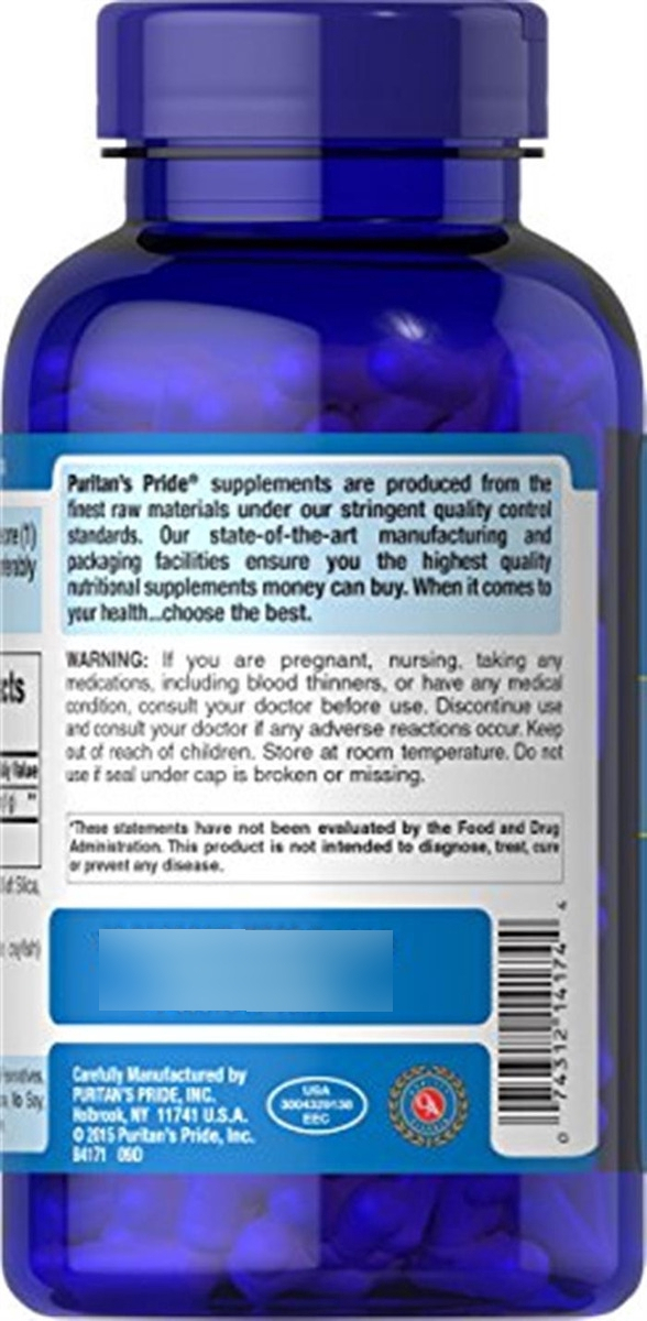 Salud y Equipamiento Médico - Puritans Pride Glucosamine Sulfate 1000 Mg Capsulas, 240coun 4