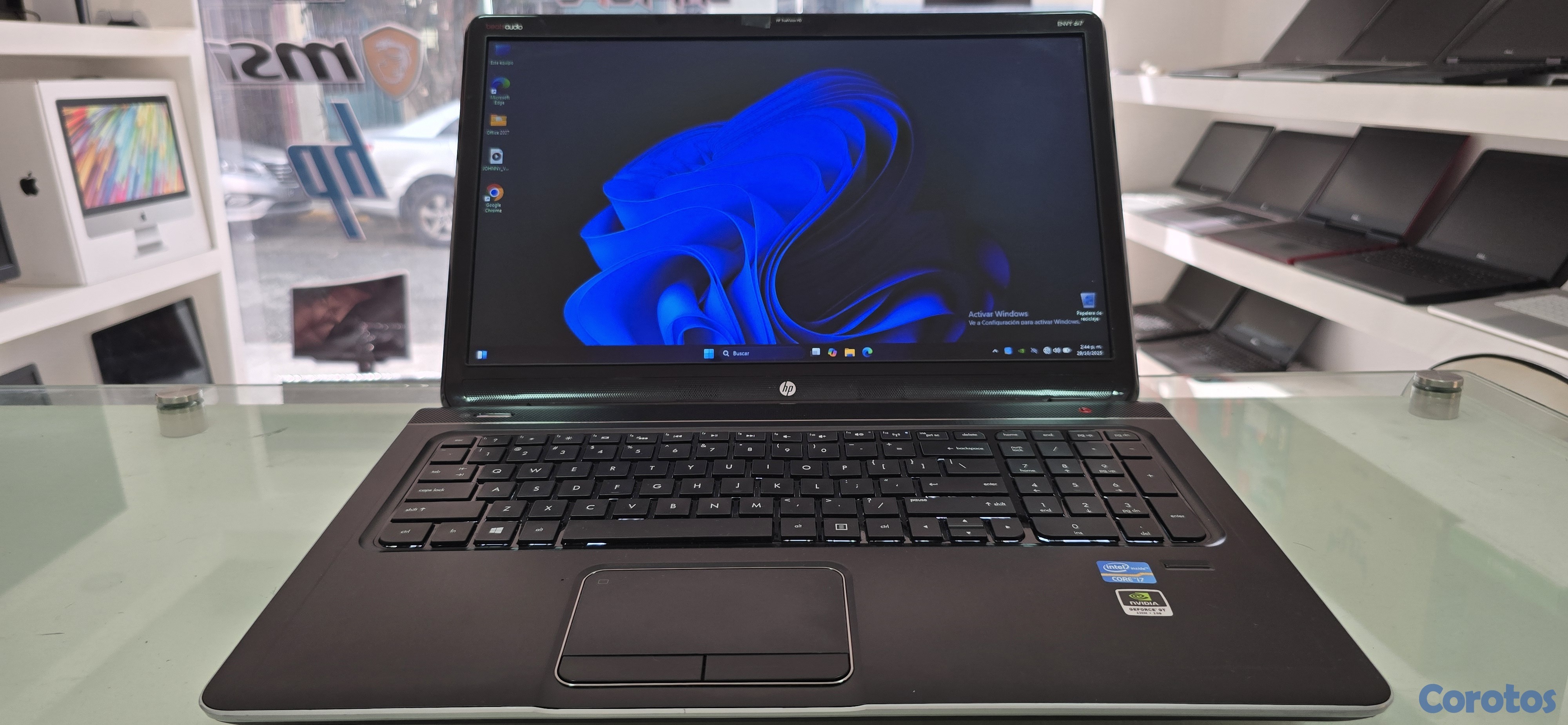 computadoras y laptops - laptop hp Gamer 17 Pulg Core i7 Ram 12gb Disco 256gb SSD Nvidea 2gb Dedicada  1