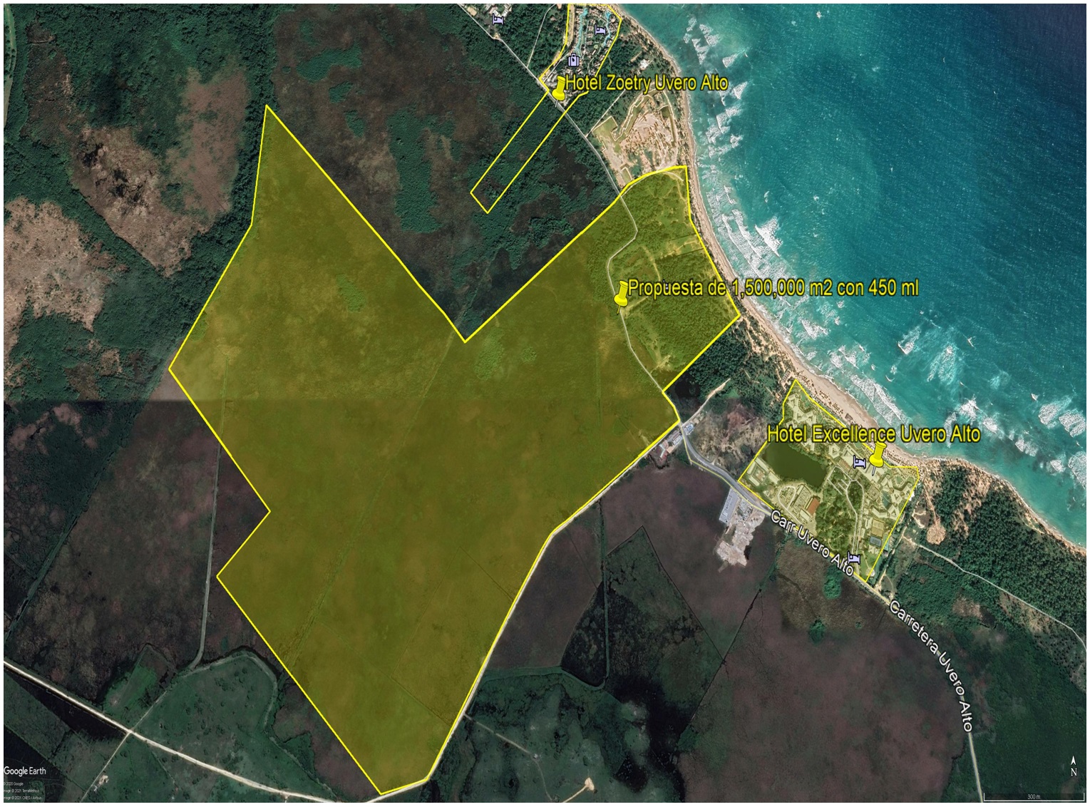 solares y terrenos - TERRENO CON PLAYA EN UVERO ALTO 1.5 MILONES METROS o 900,000 o  600,000, PUNCA C 1