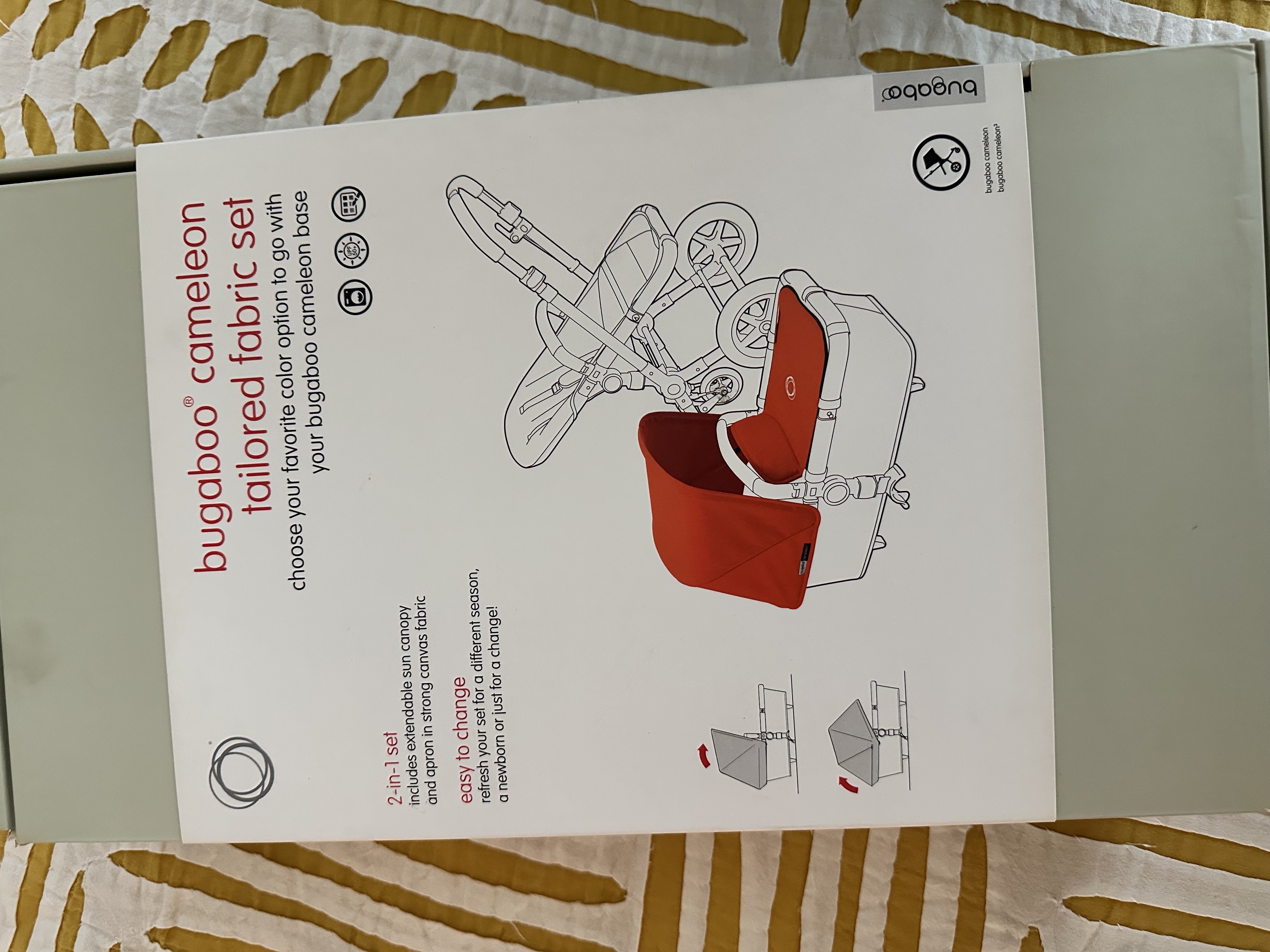 accesorios - Toldo rojo para coche Bugaboo Cameleon 3 0