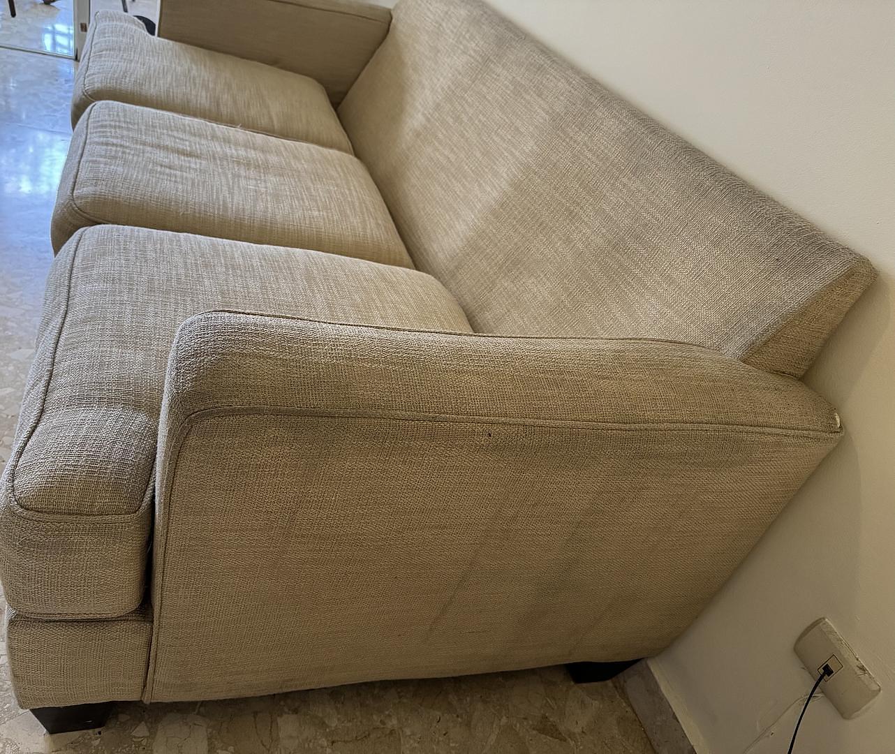 muebles y colchones - Vendo sofá de 3 plazas usado 1