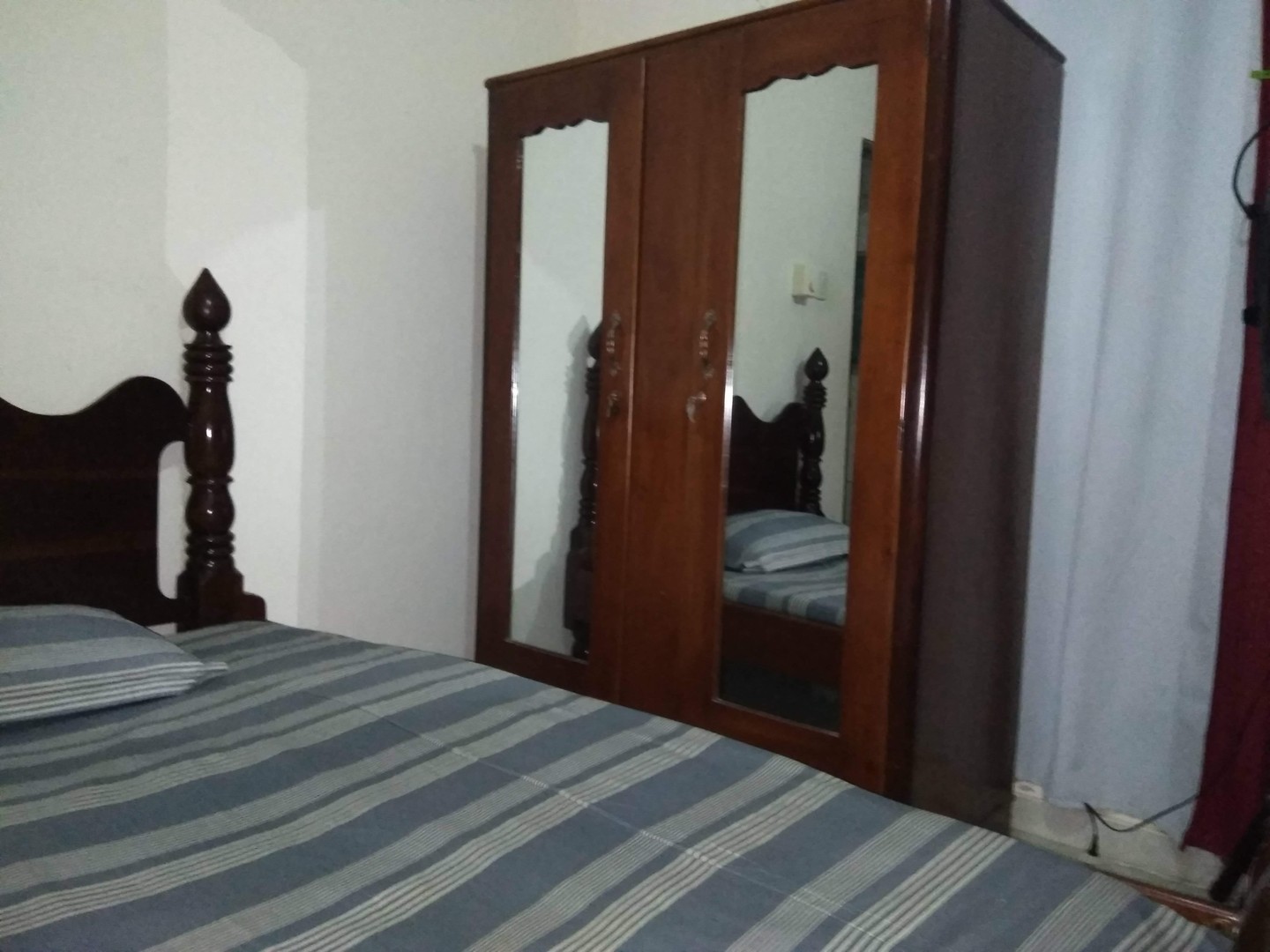muebles y colchones - Viaje juego de dormitorio antiguo de caoba centenaria 3
