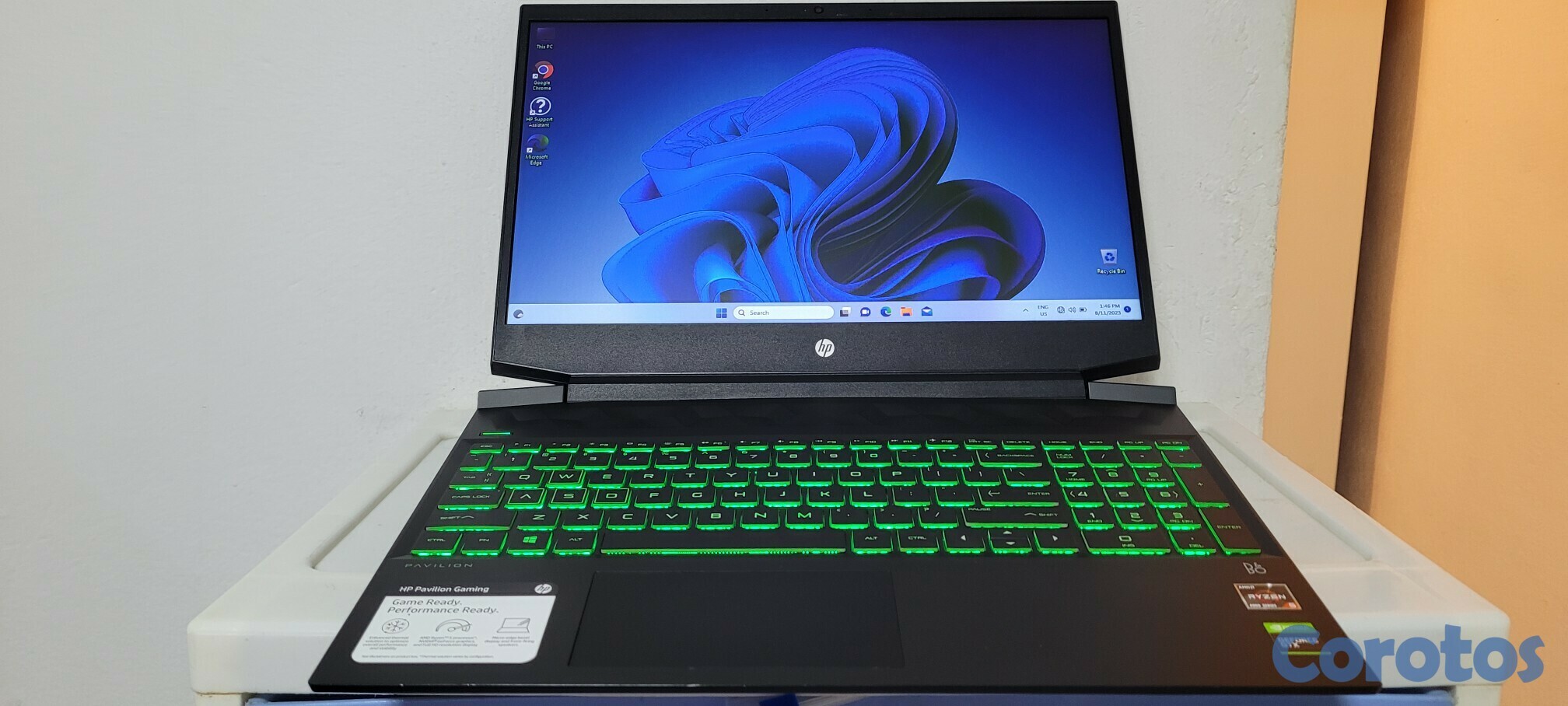 computadoras y laptops - Laptop hp Gamer Ryzen 5 17 Pulg Ram 32gb Disco 750gb Nvidea Gtx 1650 4gb 1