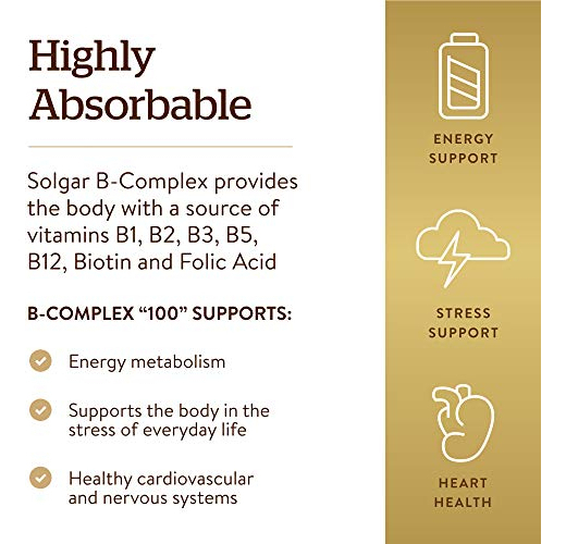 Salud y Equipamiento Médico - Solgar B-complex 250 Capsulas Promueve El Metabolismo 2