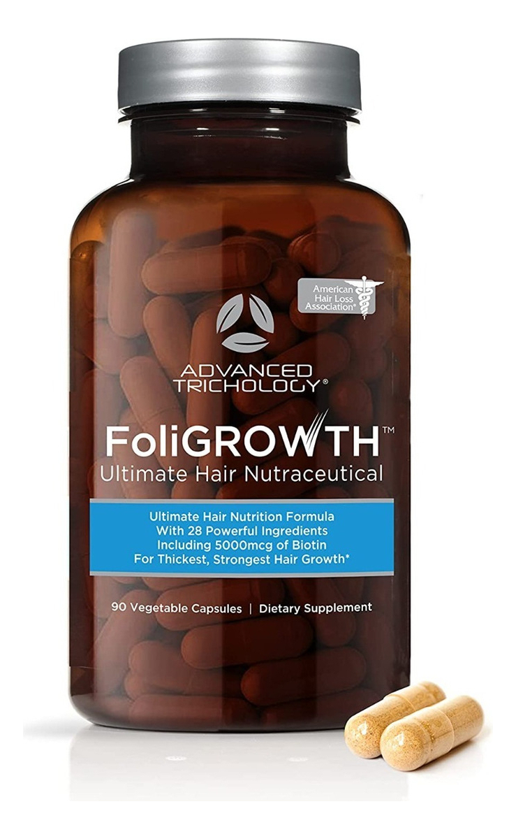 Salud y Equipamiento Médico - Vitamina Crecimiento Perdida De Cabello Foligrowth 90 Cap