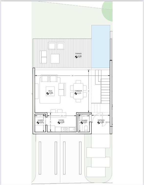 casas - Casa en Proyecto Cerrado, Las Carmelitas  6