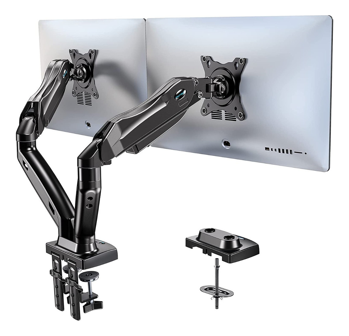 Salud y Equipamiento Médico - Soporte Monitor Dual Para Pantalla Pc De 13 A 27 Pulgadas 0