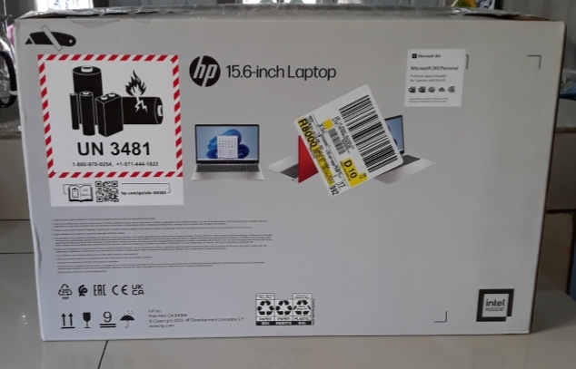 computadoras y laptops - LAPTOP HP 15.6" HD 128GB Windows 11 6