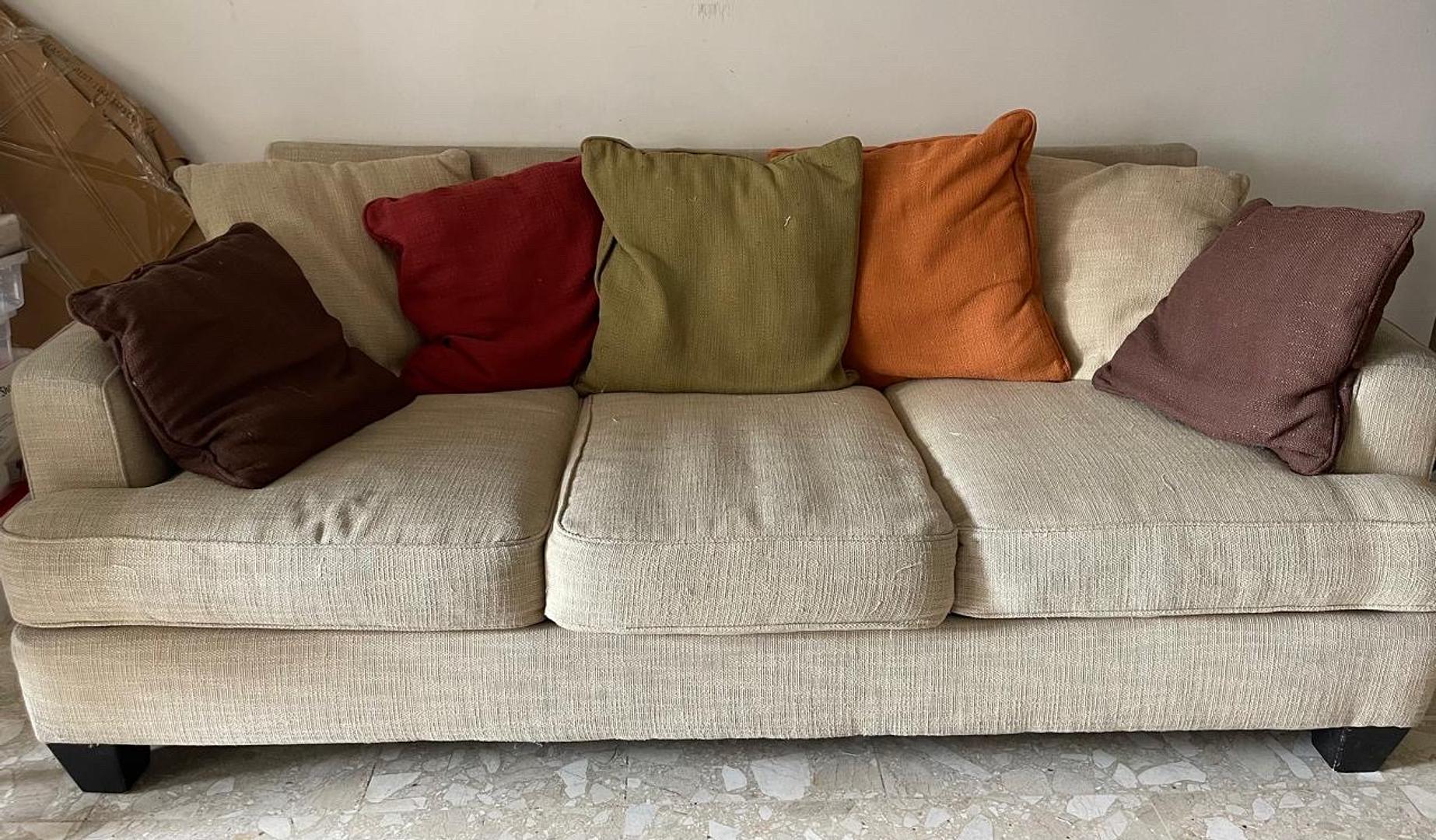 muebles y colchones - Vendo sofá de 3 plazas usado 2