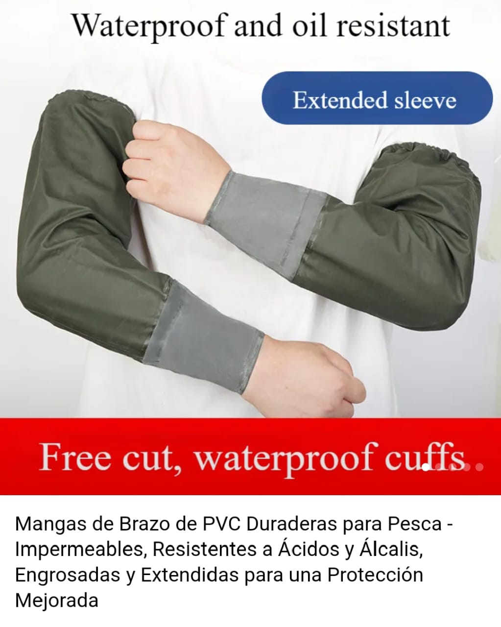 joyas, relojes y accesorios - Mangas de PVC de color verde; ver imagenes 4