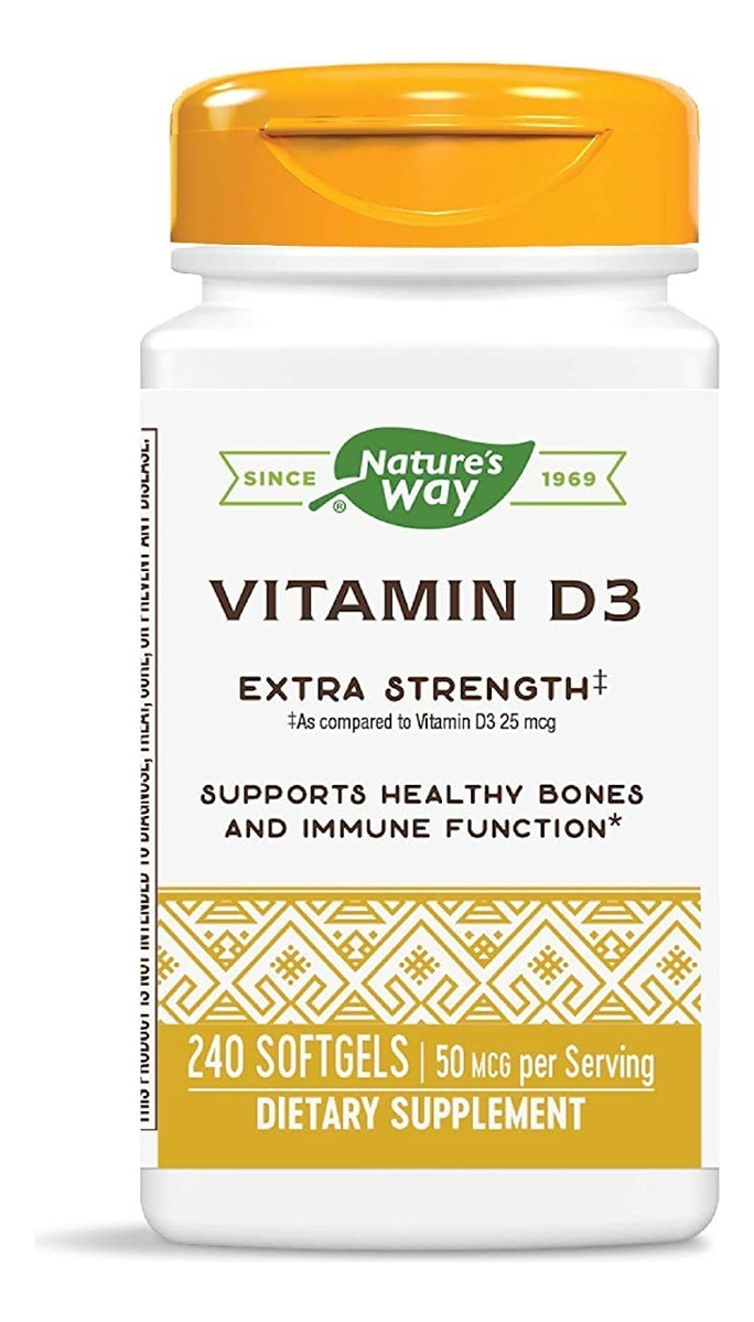Salud y Equipamiento Médico - Vitamina D3 50 Mcg Nature's Way 0