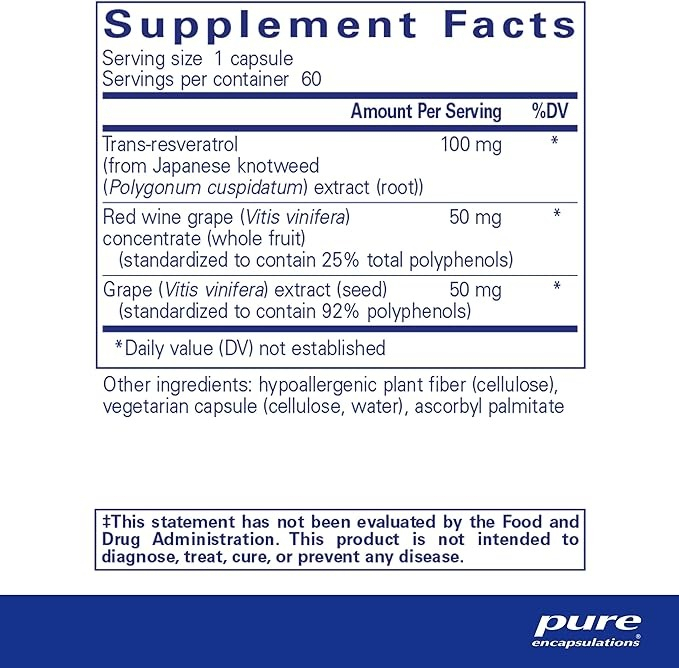 Salud y Equipamiento Médico - Resveratrol Extra - 60 Capsulas 1