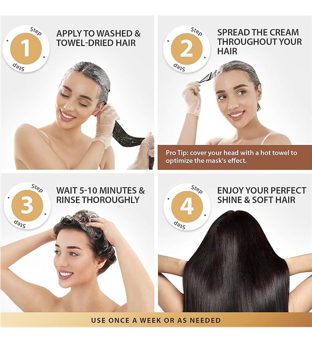 Salud y Equipamiento Médico - Mascarilla Para El Cabello Karseell Collagen 4