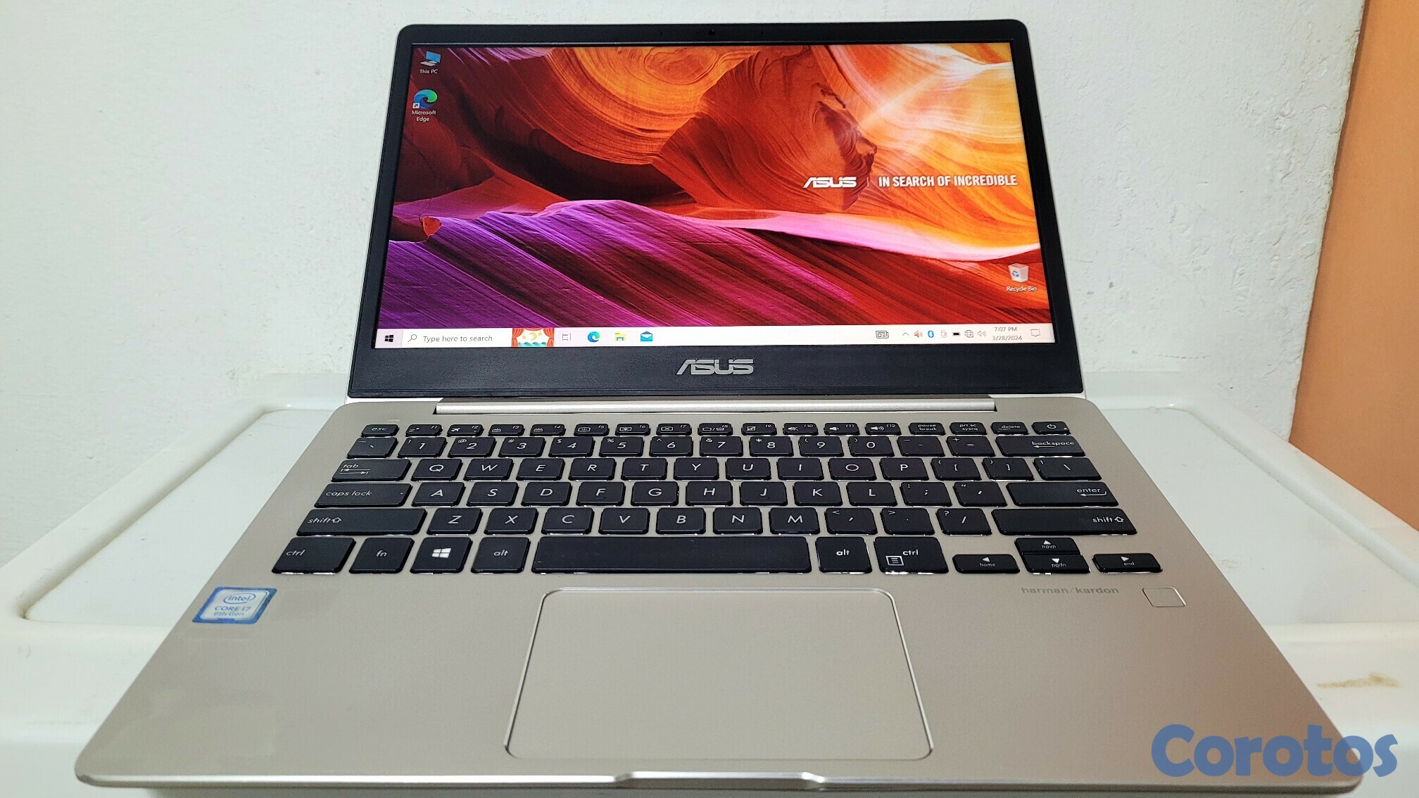 computadoras y laptops - Laptop asus 14 Pulg Core i7 8va Gen Ram 8gb ddr4 Disco 256gb en Aluminio New 1