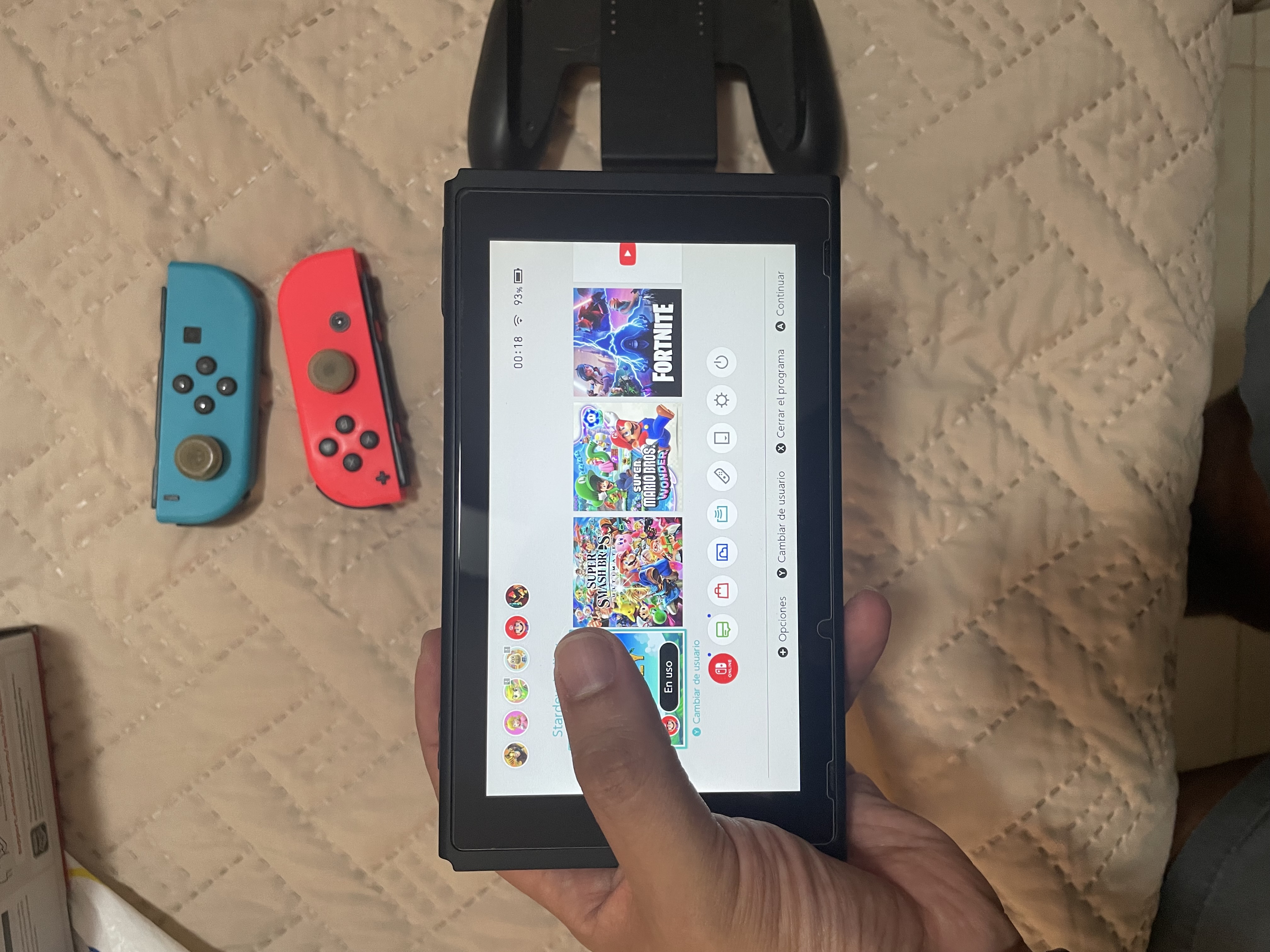 consolas y videojuegos - Nintendo switch v2 como nuevo 10/10 0