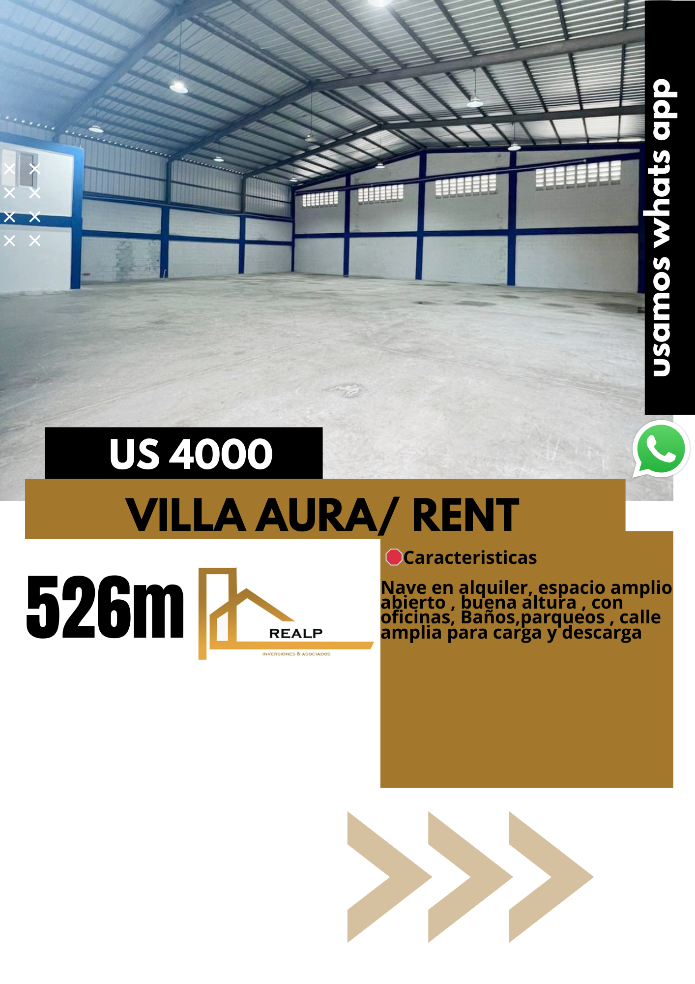 oficinas y locales comerciales - Nave céntrica y amplia villa aura  0
