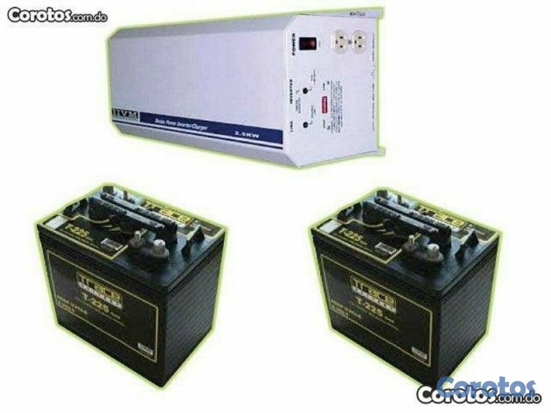 plantas e inversores - combos completos de inversores 1.8 + instalacion y baterias 1