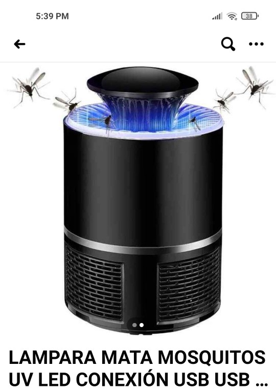 electrodomesticos - Lámpara USB Anti-mosquito nueva.
