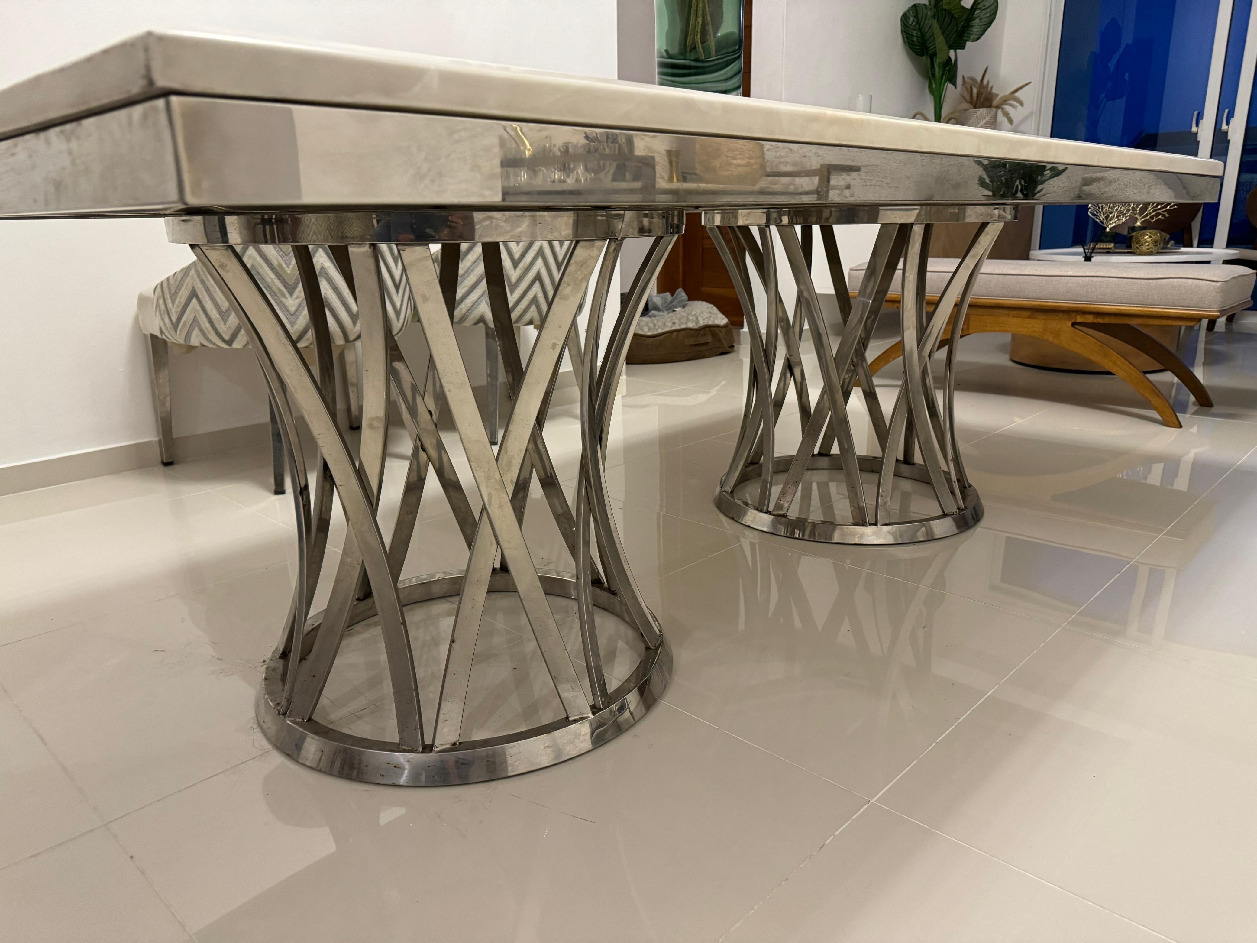muebles y colchones - Comedor de mármol 
 6
