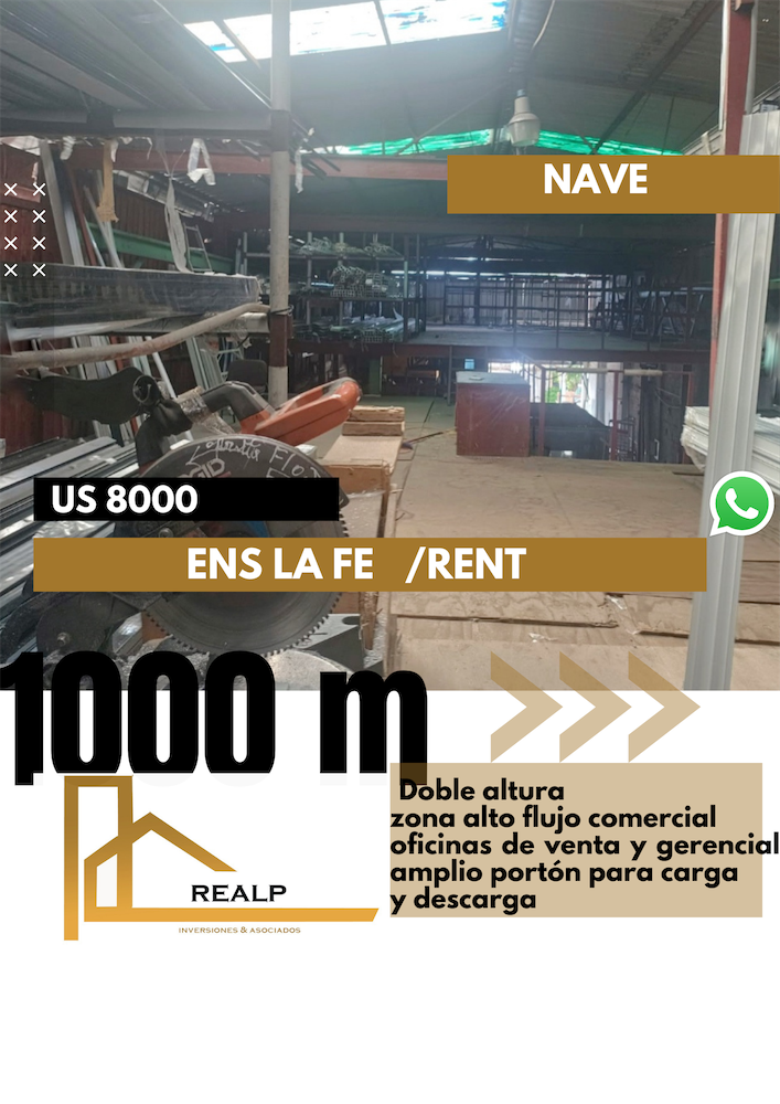 oficinas y locales comerciales - Nave doble altura 1000 m 6