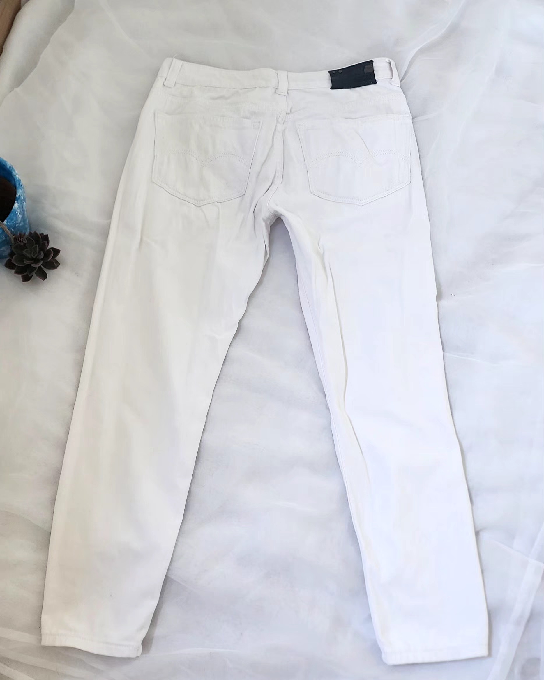 ropa para mujer - Jeans blanco  2