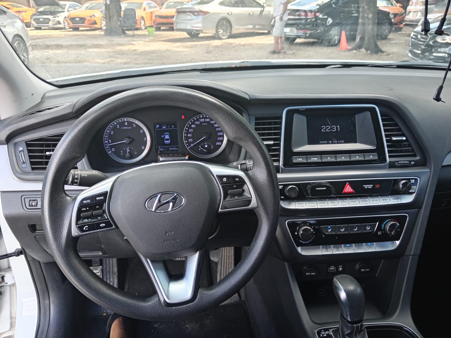 carros - HYUNDAI SONATA NEW RISE 2019 BLANCO 6