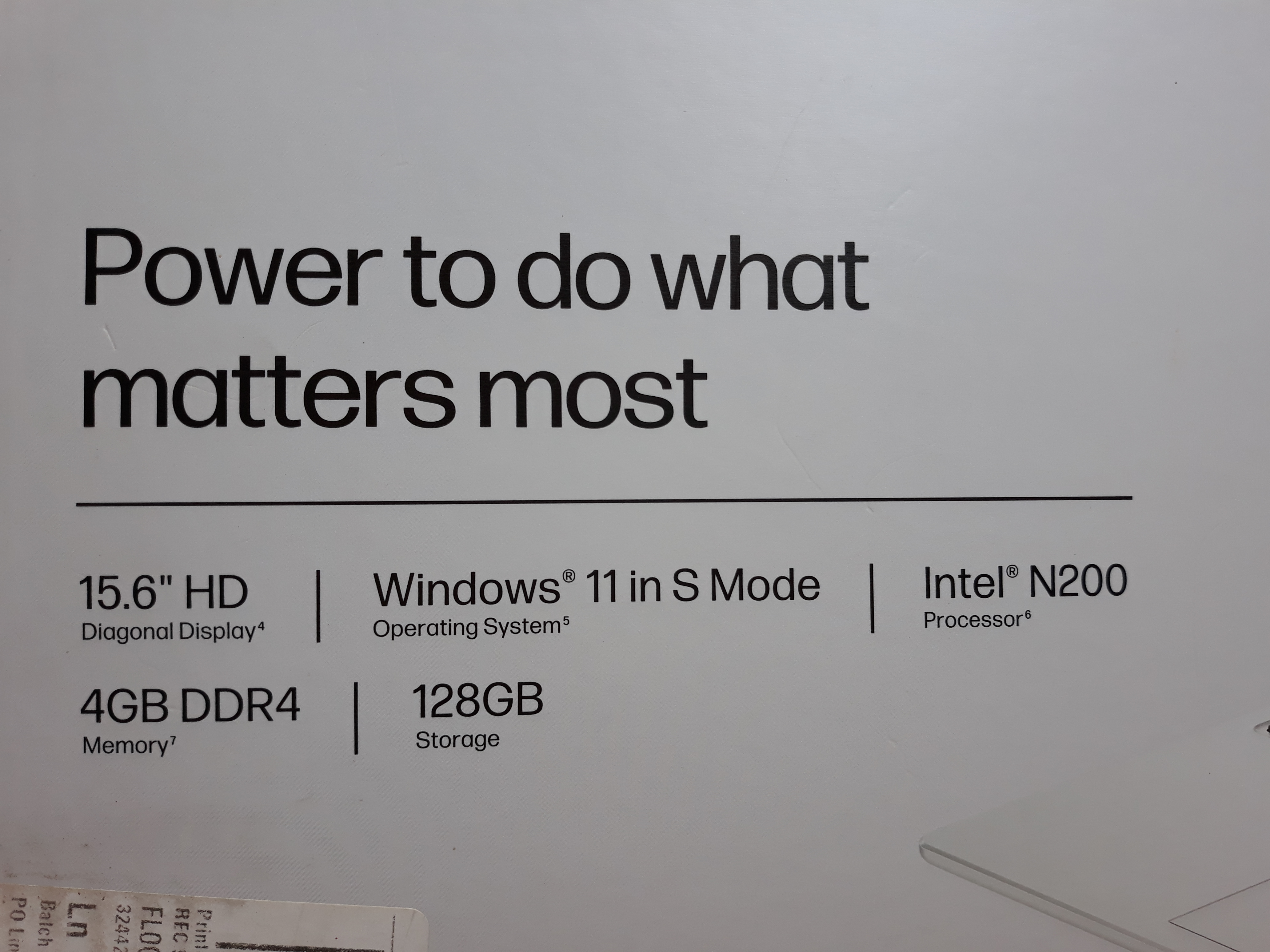computadoras y laptops - LAPTOP HP 15.6" HD 128GB Windows 11 7