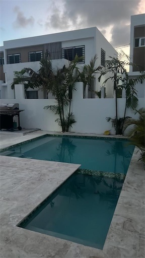 casas vacacionales y villas -  Villa en punta cana con piscina a 2 minutos del downtown zona turística 4