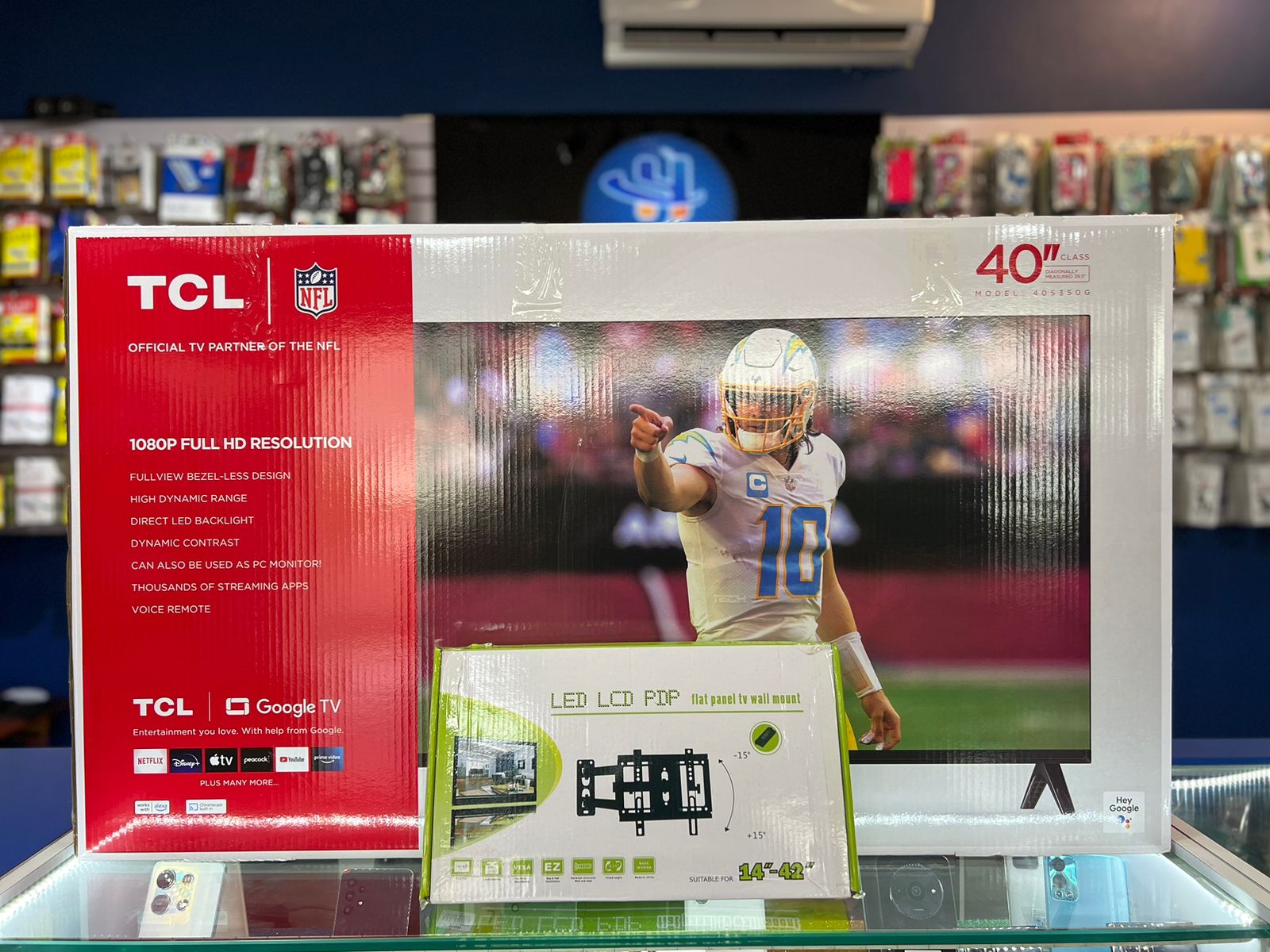 tv - SMART TV TCL DE 40 PULGADAS GOOGLE TV CONTROL POR  0
