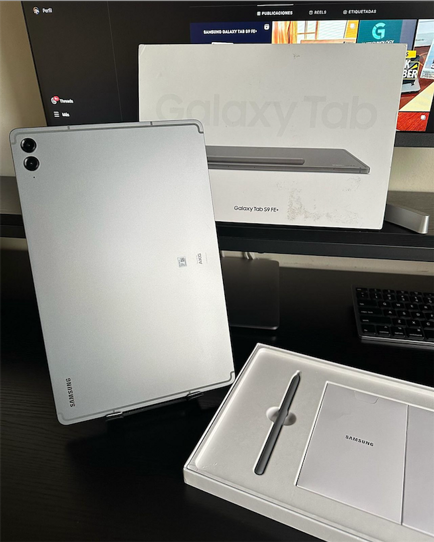 celulares y tabletas - Samsung Galaxy Tab S9 FE+ Plus 12.4” 128GB Ram 8GB Nuevas  0