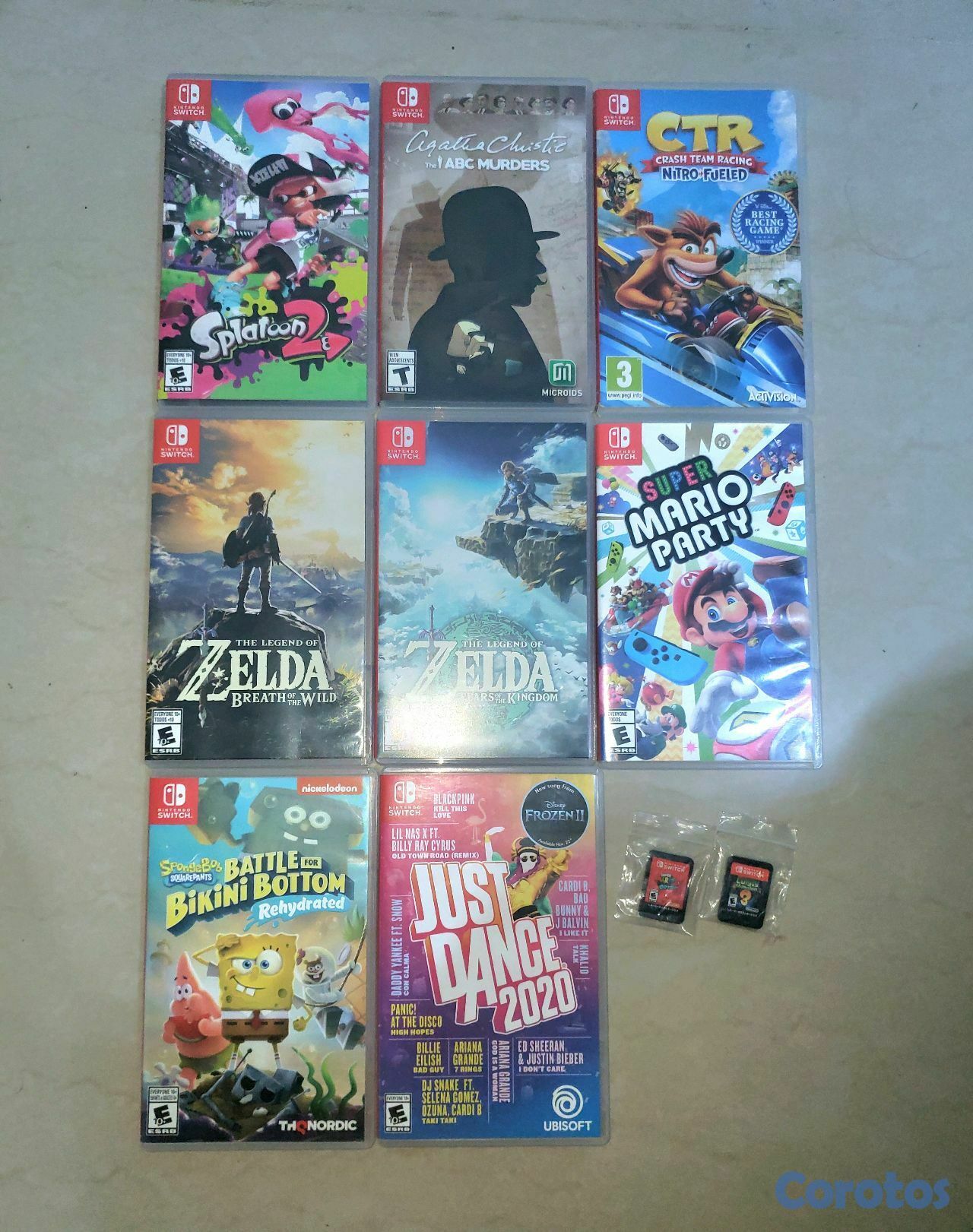 consolas y videojuegos - VIDEOJUEGOS DE NINTENDO SWITCH EN PERFECTAS CONDICIONES DE 800-2,500 1