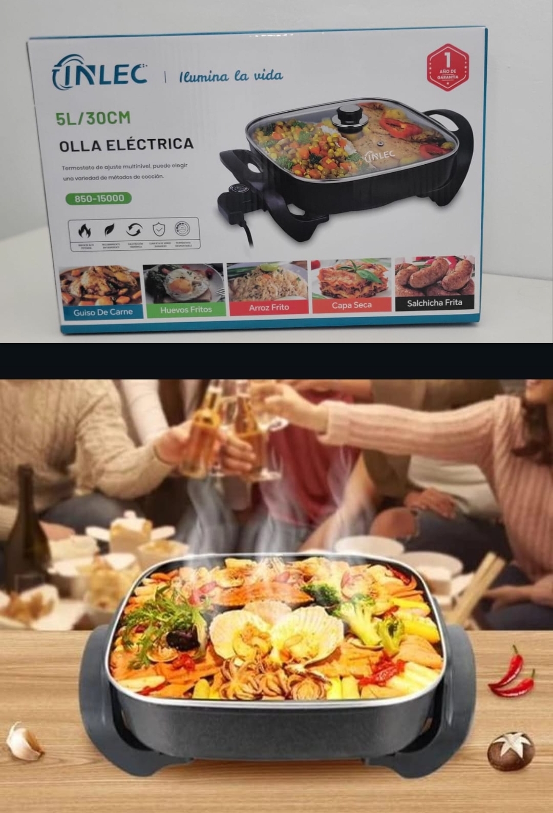 cocina - olla eléctrica multifuncional (lo mejor para tu cocina) 0