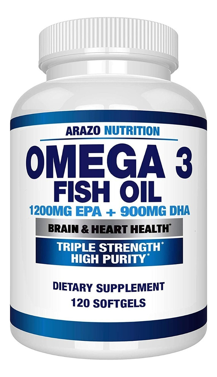 Salud y Equipamiento Médico - Omega 3 Aceite De Pescado 1200mg Epa+900mg Dha 120 Capsulas