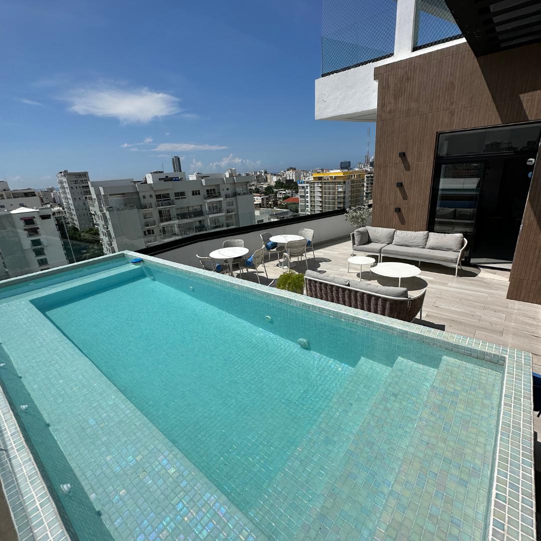 apartamentos - Apartamento en alquiler amueblado en Evaristo Morale con terraza 9