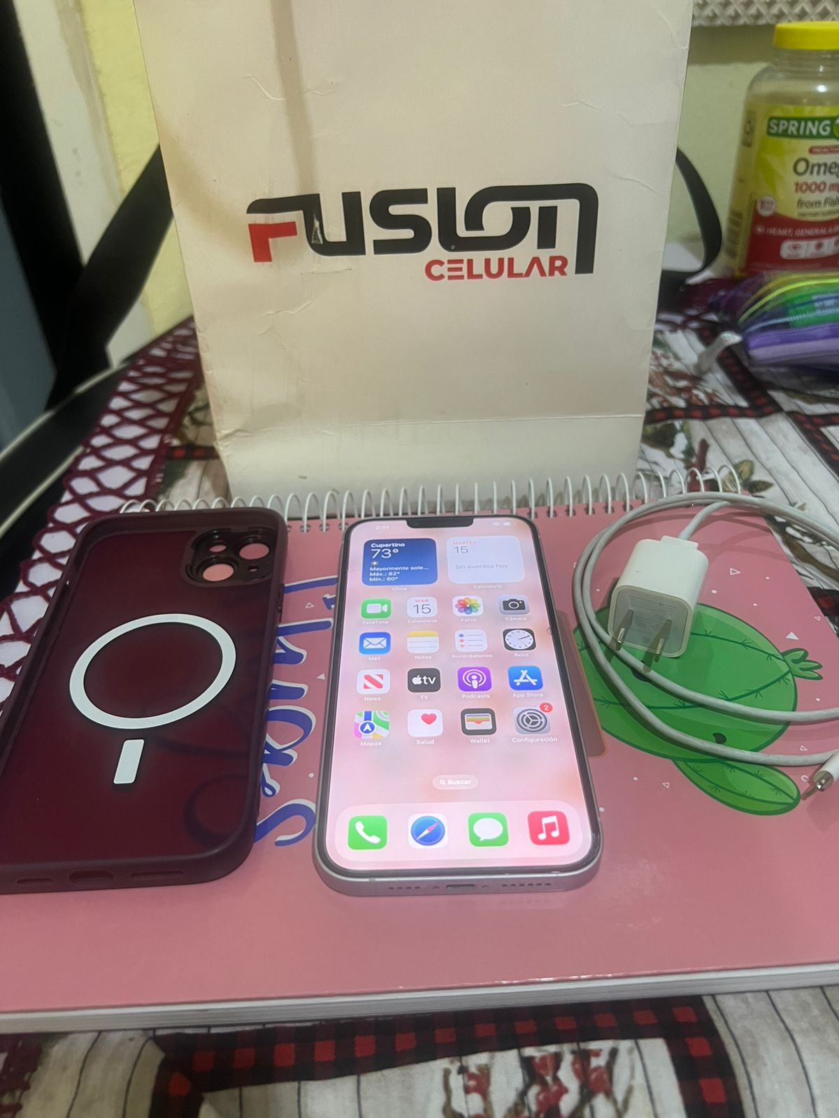 celulares y tabletas - vendo iPhone 14 plus negociable 