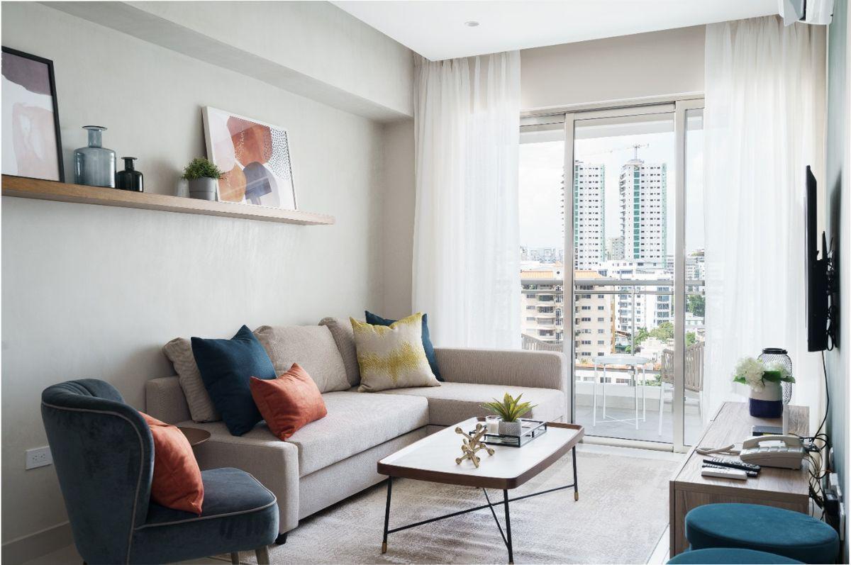 apartamentos - Alquilo apto amueblado de 1 hab en Naco