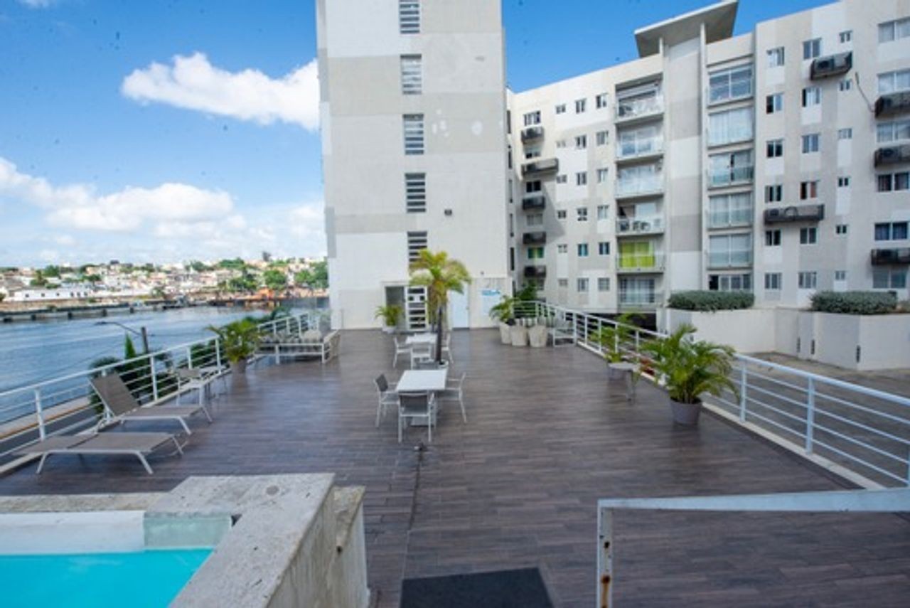 apartamentos - Espectacular apto amueblado en el exclusivo residencial Riviera Colonial