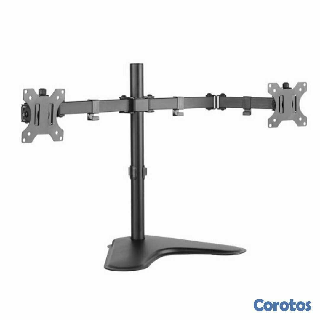 computadoras y laptops - SOPORTE PARA MONITOR DUAL, ARGOM, PARA MONITORES HASTA 32 PULGADAS  1