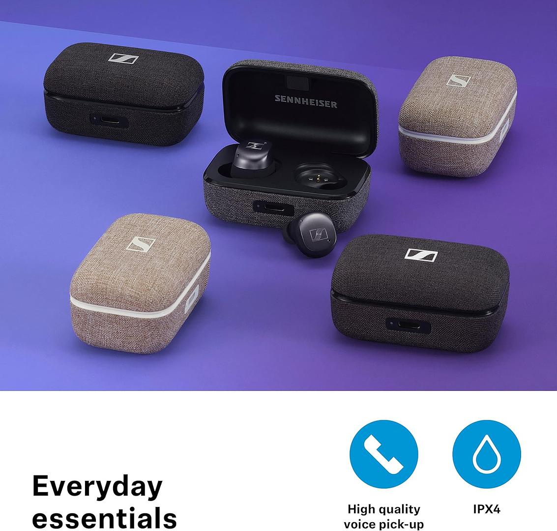 camaras y audio - Sennheiser Momentum TWS 3 Earbuds con ANC, IPX4, carga Qi, 28H 5