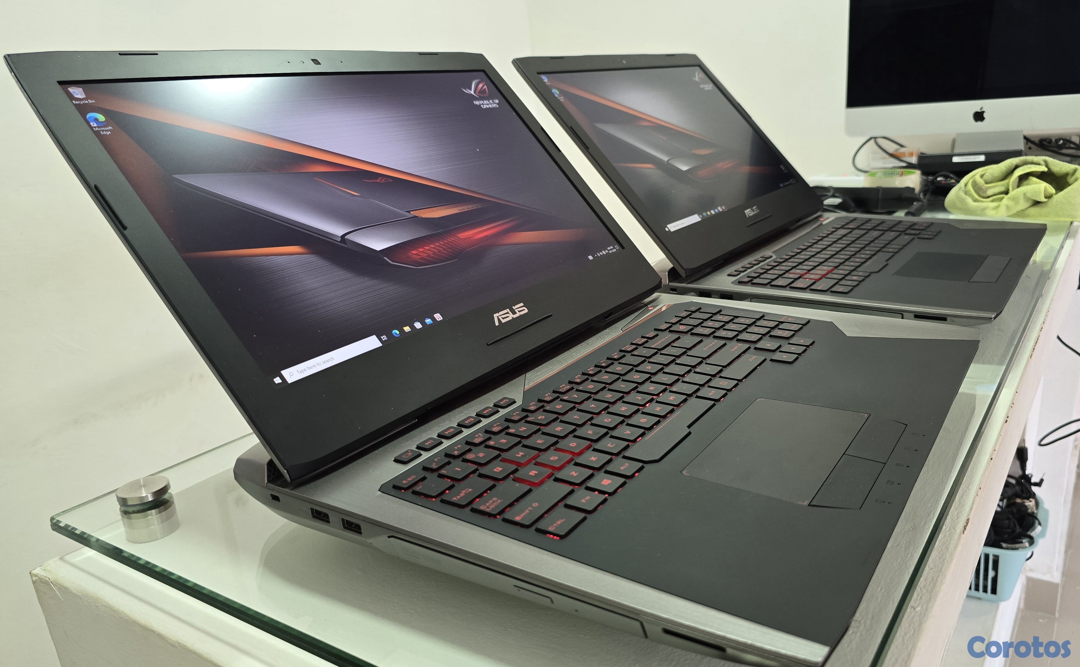 computadoras y laptops - Asus ROG Core i7 2.7ghz Ram 32gb ddr4 Disco 256gb SSD Y 1tb Nvidea Gtx 1070 8gb 1