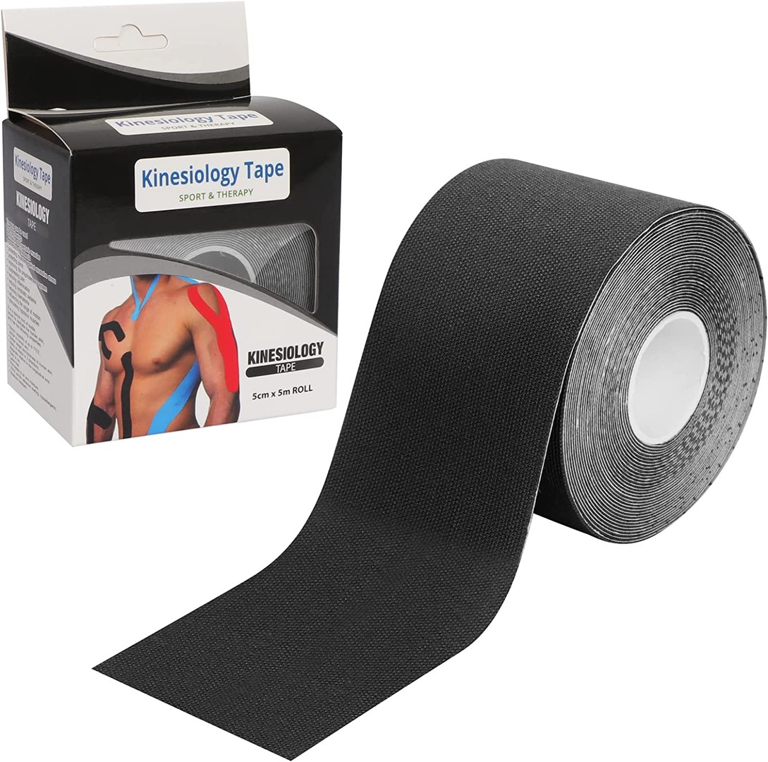 deportes - Cinta atlética, kinesiología, cinta deportiva para lesiones, 5cm x 5metros 0