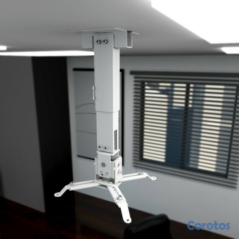 computadoras y laptops - SOPORTE BASE PARA PROYECTOR KLIPX BLANCA DE TECHO  3