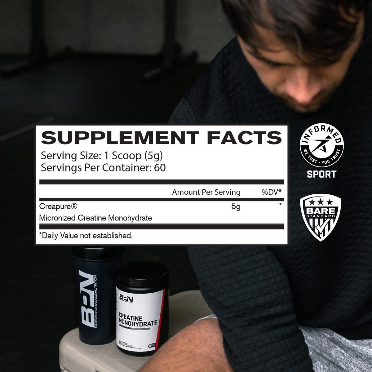 Salud y Equipamiento Médico - Bare Performance Nutrition, Bpn Creatine Monohydrate 1
