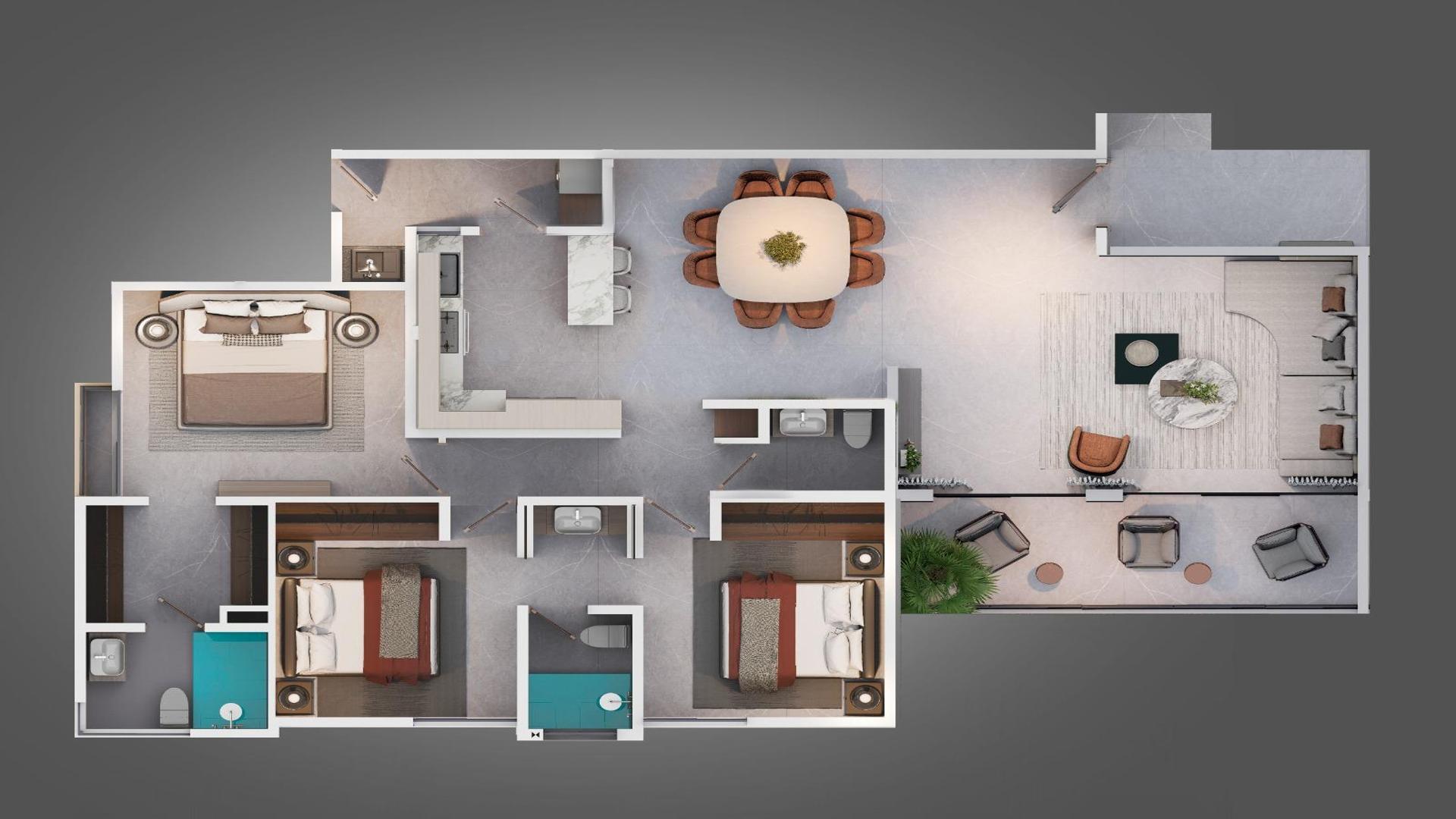 apartamentos - Residencial Mediterraneo Garden Santiago 4