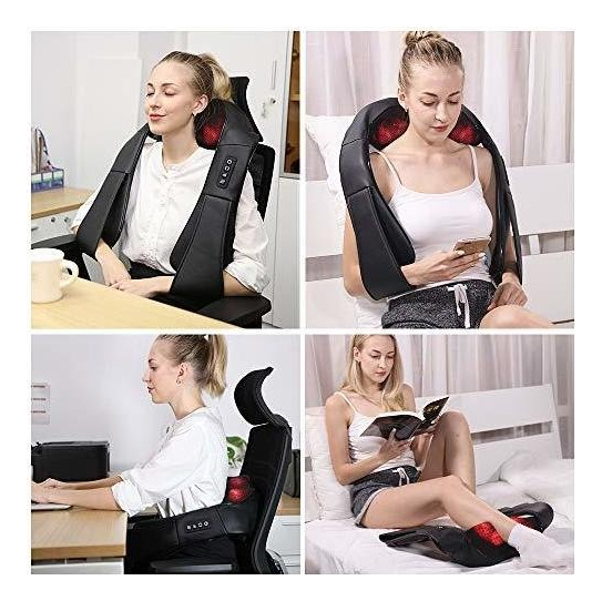 Salud y Equipamiento Médico - Masajeador Shiatsu De Espalda Y Cuello Con Calor, Masaje De 3