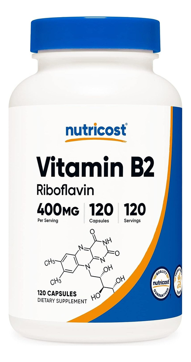Salud y Equipamiento Médico - Vitamina B2 400 Mg 120 Capsulas 0